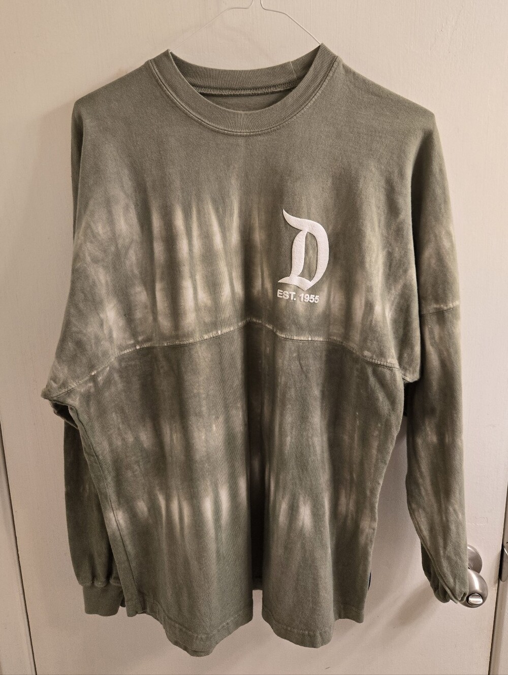 Official Disneyland Spirit Jersey - Olive Green Tie-Dye